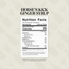 image:imageSPIRITLESS Horses Kick Ginger Syrup  Simple Syrup for NonAlcoholic Spirits  Mocktail amp Cocktail Mixer 8 oz Bottle