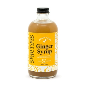 image:imageSPIRITLESS Horses Kick Ginger Syrup  Simple Syrup for NonAlcoholic Spirits  Mocktail amp Cocktail Mixer 8 oz Bottle